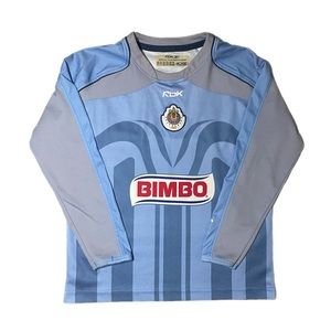 SOLD: REEBOK CHIVAS GUADALAJARA 2006/07 G/K YOUTH JERSEY SIZE S/M